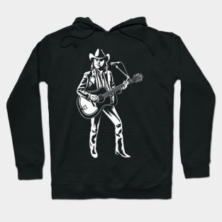 Dwight Yoakam Playing Guitar Hoodie